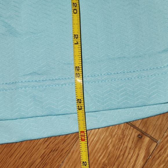 NEW DEADSTOCK VINTAGE NIKE DRIFIT GOLF PERFORMANCE POLO NO BUTTON V-NECK SZM - Picture 12 of 16